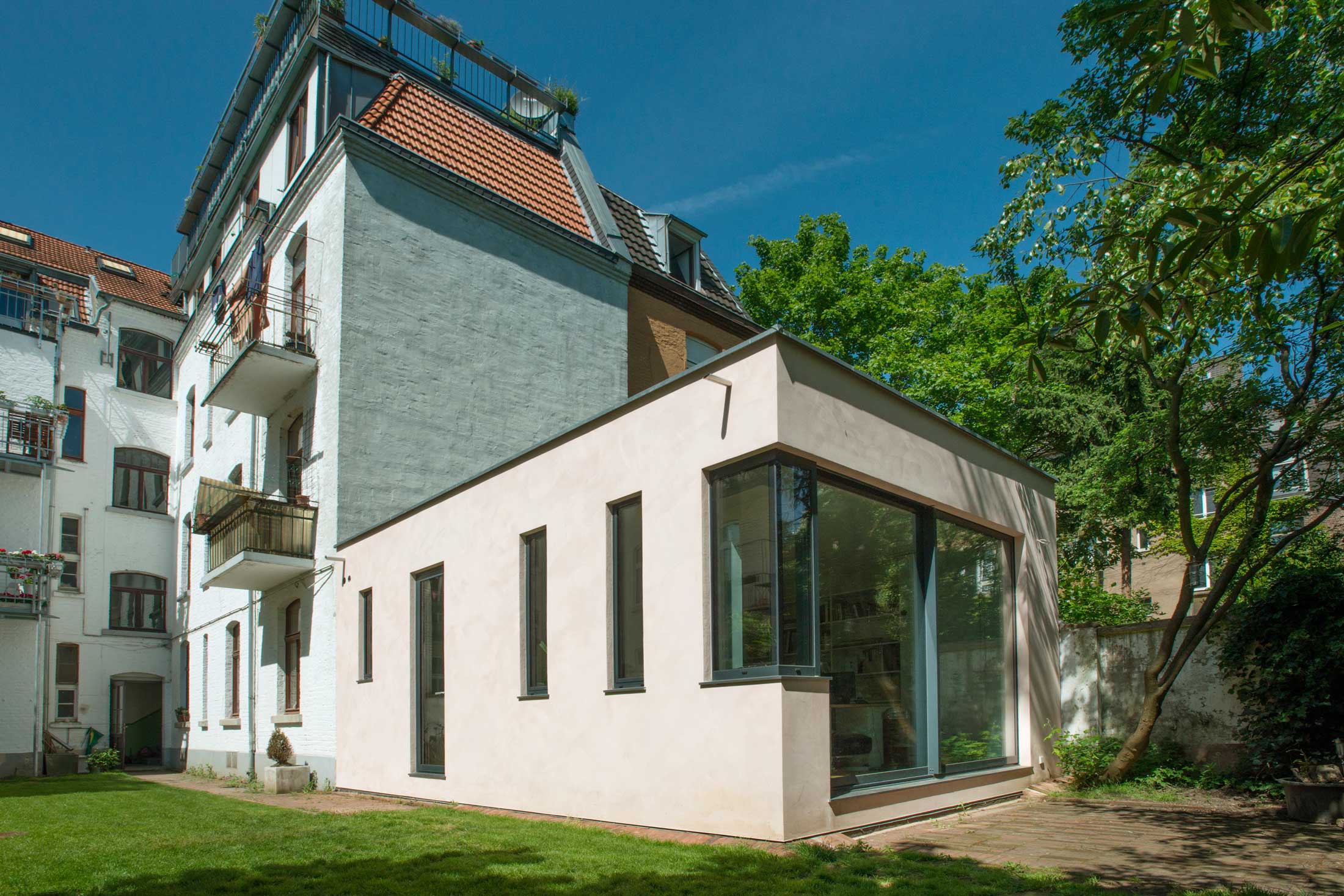 Ansicht Anbau Büro