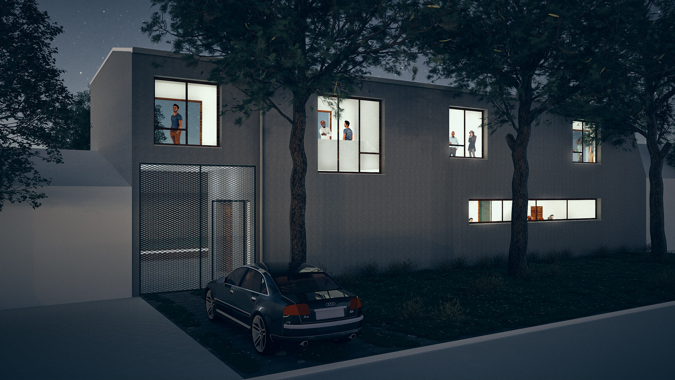 Rendering Musikstudio